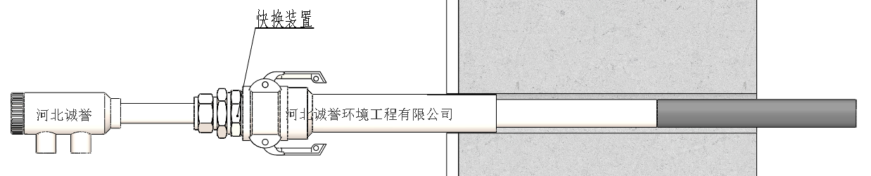 脫硝噴槍切面圖 脫硝噴槍切面圖